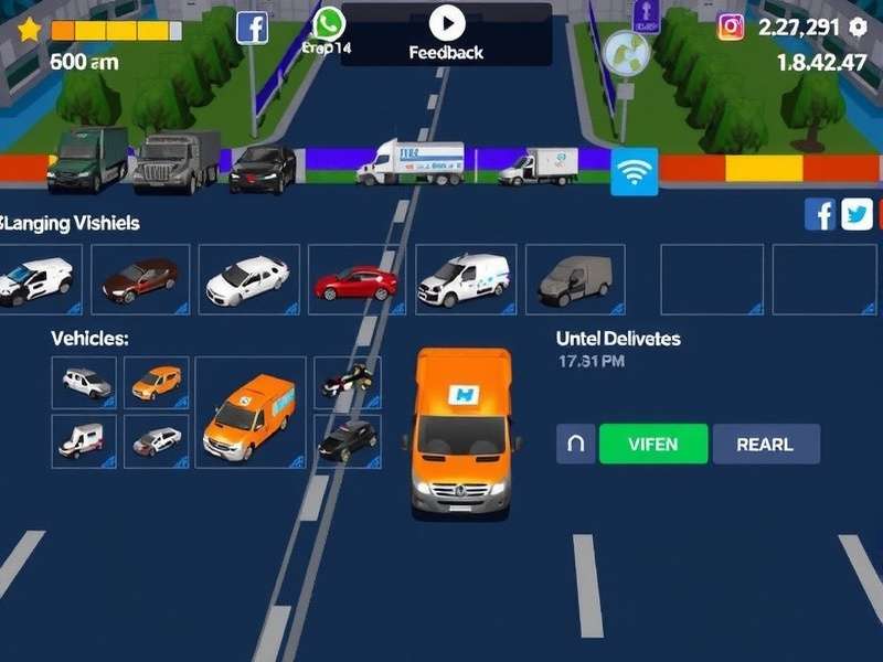 Delivery Rush Marathon Game Screenshot